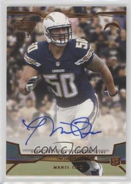 2013 Topps Prime - [Base] - Copper Autographs #118 - Manti Te'o /99