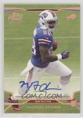 2013 Topps Prime - [Base] - Copper Rainbow Autographs #116 - Marquise Goodwin /50