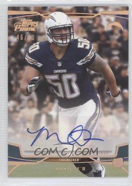 2013 Topps Prime - [Base] - Copper Rainbow Autographs #118 - Manti Te'o /50