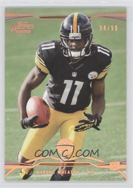 2013 Topps Prime - [Base] - Copper Rainbow #106 - Markus Wheaton /99