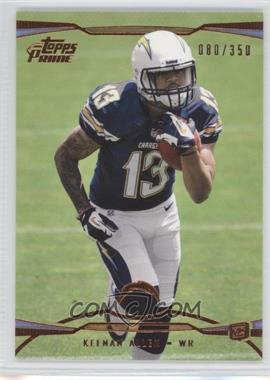 2013 Topps Prime - [Base] - Copper #113 - Keenan Allen /350