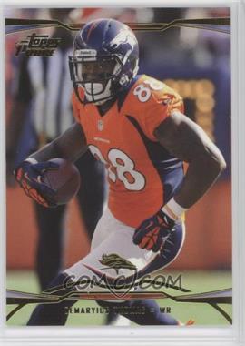 2013 Topps Prime - [Base] - Gold #51 - Demaryius Thomas