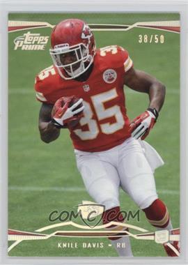 2013 Topps Prime - [Base] - Silver Rainbow #137 - Knile Davis /50