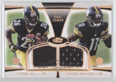 2013 Topps Prime - Dual Combo Relics - Copper Rainbow #DCR-BW - Le'Veon Bell, Markus Wheaton /25