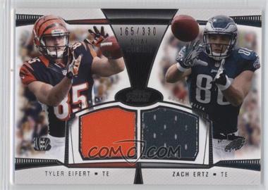 2013 Topps Prime - Dual Combo Relics #DCR-EE - Tyler Eifert, Zach Ertz /330