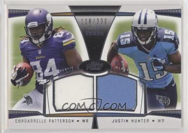 2013 Topps Prime - Dual Combo Relics #DCR-PH - Cordarrelle Patterson, Justin Hunter /330