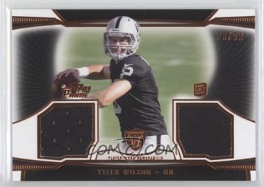 2013 Topps Prime - Dual Relics - Copper #DR-TW - Tyler Wilson /99