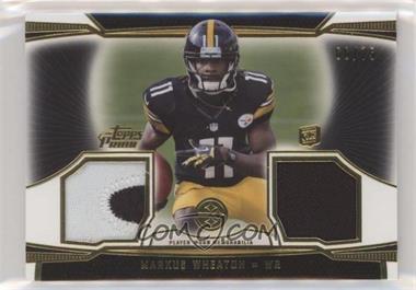 2013 Topps Prime - Dual Relics - Gold #DR-MW - Markus Wheaton /75 [Noted]