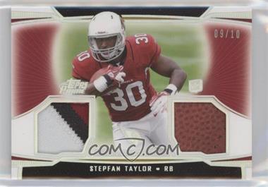 2013 Topps Prime - Dual Relics - Silver Rainbow #DR-ST - Stepfan Taylor /10