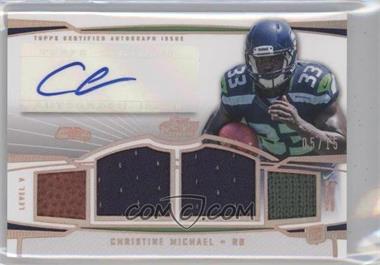 2013 Topps Prime - Level V Autograph Relics - Copper Rainbow #PV-CM - Christine Michael /15