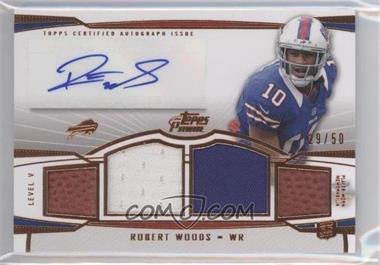 2013 Topps Prime - Level V Autograph Relics - Copper #PV-RW - Robert Woods /50