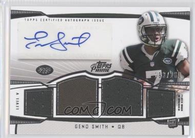 2013 Topps Prime - Level V Autograph Relics - Silver #PV-GS - Geno Smith /200