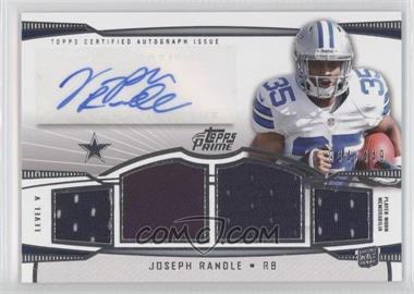 2013 Topps Prime - Level V Autograph Relics - Silver #PV-JR - Joseph Randle /449