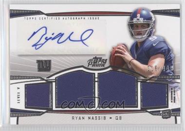 2013 Topps Prime - Level V Autograph Relics - Silver #PV-RN - Ryan Nassib /449