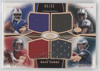 EJ Manuel, Geno Smith, Mike Glennon, Matt Barkley [Noted] #/25