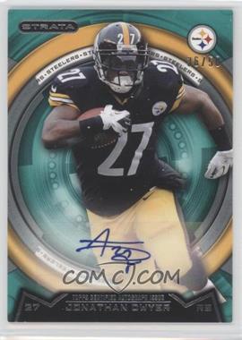 2013 Topps Strata - [Base] - Emerald Autographs #163 - Jonathan Dwyer /50