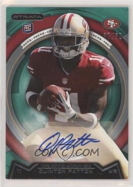 2013 Topps Strata - [Base] - Emerald Autographs #32 - Quinton Patton /50