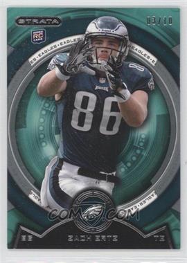 2013 Topps Strata - [Base] - Emerald #137 - Zach Ertz /10