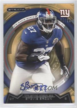 2013 Topps Strata - [Base] - Gold Autographs #164 - Stevie Brown /99