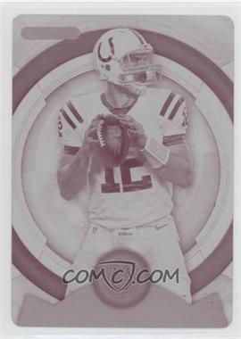 2013 Topps Strata - [Base] - Printing Plate Magenta #82 - Andrew Luck /1