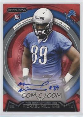 2013 Topps Strata - [Base] - Ruby Autographs #157 - Michael Williams /25 [Noted]