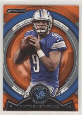 2013 Topps Strata - [Base] - Topaz Orange #108 - Matthew Stafford