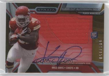 2013 Topps Strata - Clear Cut Autograph Rookie Relics - Bronze #CCAR-KD - Knile Davis /150 [Good to VG‑EX]