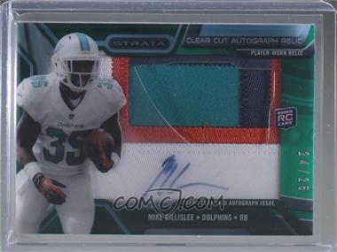 2013 Topps Strata - Clear Cut Autograph Rookie Relics - Emerald Patch #CCAR-MGI - Mike Gillislee /25 [Noted]