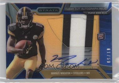 2013 Topps Strata - Clear Cut Autograph Rookie Relics - Sapphire #CCAR-MW - Markus Wheaton /50