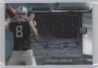 2013 Topps Strata - Clear Cut Autograph Rookie Relics #CCAR-TW - Tyler Wilson