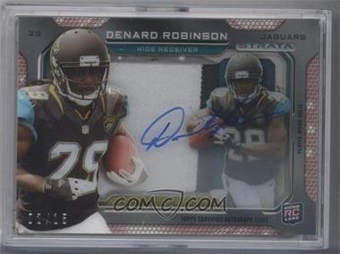 2013 Topps Strata - Signature Rookie Relics - Ruby Patch #SSR-DR - Denard Robinson /15