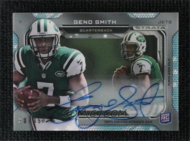 2013 Topps Strata - Signature Rookie Relics #SSR-GS - Geno Smith /35