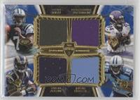 Geno Smith, Cordarrelle Patterson, Tavon Austin, Justin Hunter #/15