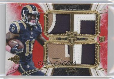 2013 Topps Supreme - Rookie Quad Relics - Red Patch #SRQR-TA - Tavon Austin /1