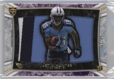 2013 Topps Supreme - Supreme Rookie Die-Cut Relic - Violet Patch #SRDC-JH - Justin Hunter /25