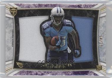 2013 Topps Supreme - Supreme Rookie Die-Cut Relic - Violet Patch #SRDC-JH - Justin Hunter /25