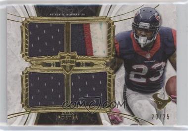 2013 Topps Supreme - Veteran Quad Relics #SVQR-AF - Arian Foster /25