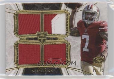 2013 Topps Supreme - Veteran Quad Relics #SVQR-CK - Colin Kaepernick /25