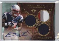 Rookie Autographed Triple Relics - Aaron Dobson #/50