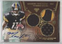 Rookie Autographed Triple Relics - Markus Wheaton #/50