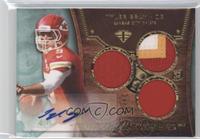 Rookie Autographed Triple Relics - Tyler Bray #/50