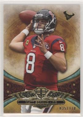 2013 Topps Triple Threads - [Base] - Emerald #40 - Matt Schaub /170