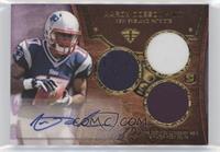 Rookie Autographed Triple Relics - Aaron Dobson #/70