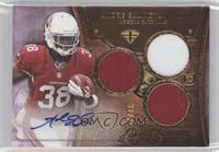 Rookie Autographed Triple Relics - Andre Ellington #/70