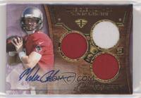 Rookie Autographed Triple Relics - Mike Glennon [EX to NM] #/70