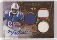 Rookie Autographed Triple Relics - Marquise Goodwin [EX to NM] #/70