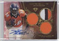 Rookie Autographed Triple Relics - Montee Ball #/15