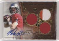 Rookie Autographed Triple Relics - Mike Glennon [Noted] #/99