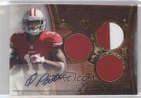 Rookie Autographed Triple Relics - Quinton Patton #/99