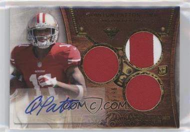 2013 Topps Triple Threads - [Base] #129 - Rookie Autographed Triple Relics - Quinton Patton /99